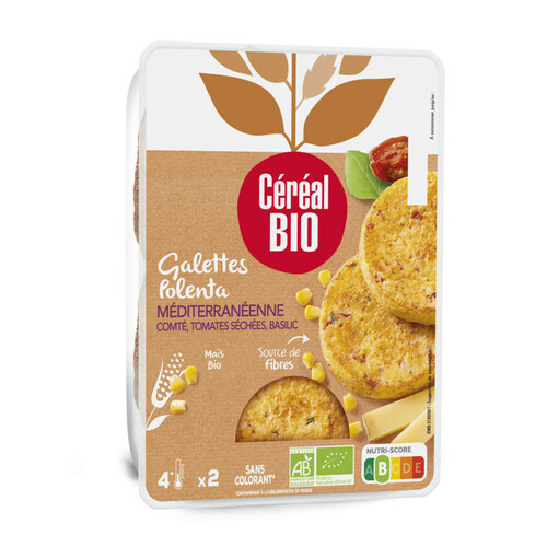 Céréal Bio Galette polenta méditerranéenne 160g