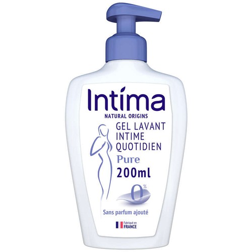 Intima Natural Gel Toilette Intime Pure peaux sensibles 200ml
