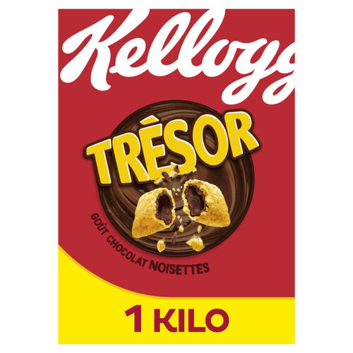 Céréales Trésor goût chocolat au lait Kellogg's