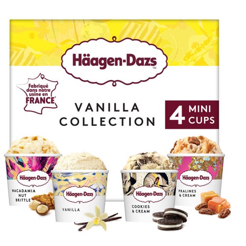 Haagen-Dazs Haagen 4 minicup vanilla 321g