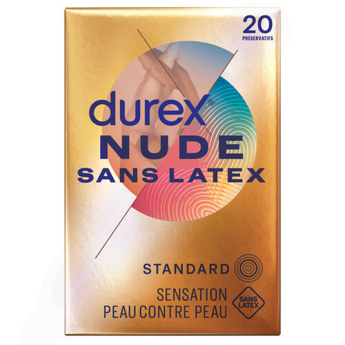 Durex Préservatifs Nude Sans Latex X20