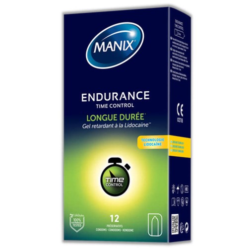 Manix endurance time control longue durée x12