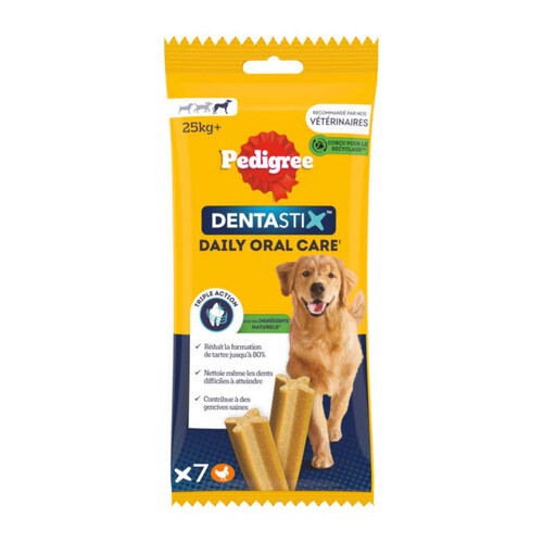 Pedigree Dentastix Bâtonnets pour grand chien 270g