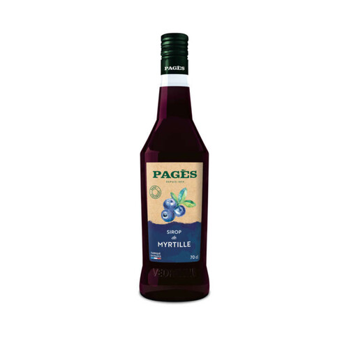 Pagès Sirop Saveur Myrtille 70 cl