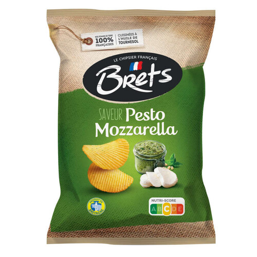 Bret's Chips saveur Pesto Mozarella 125g