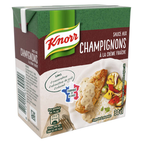 Knorr Sauce Champignon À La Crème Fraiche 300ml