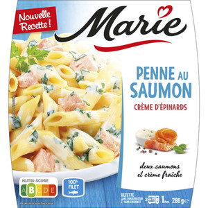 Marie Penne saumon et crème d'épinards 280g