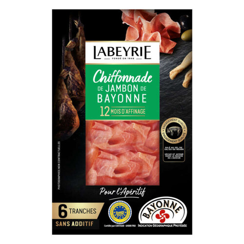 Labeyrie Jambon De Bayonne Igp Affiné 12 Mois 80g