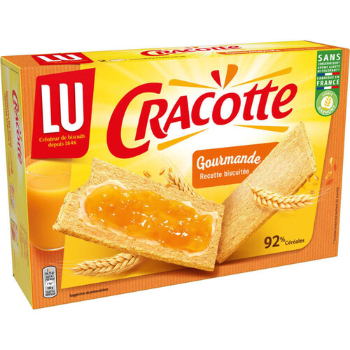 Lu Cracottes Biscottes Gourmandes 250g