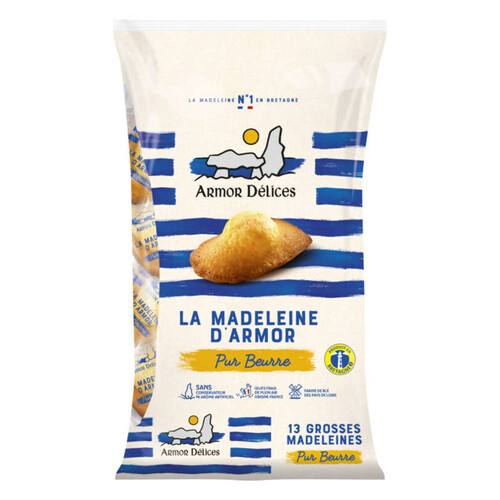 Armor Délice Madeleines pur beurre x13