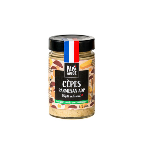 Papa sauce Cèpes Parmesan AOP 180g