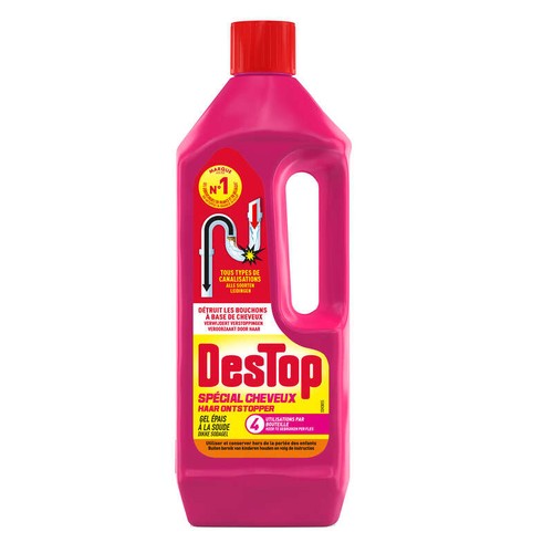 Destop Gel déboucheur spécial cheveux 1L