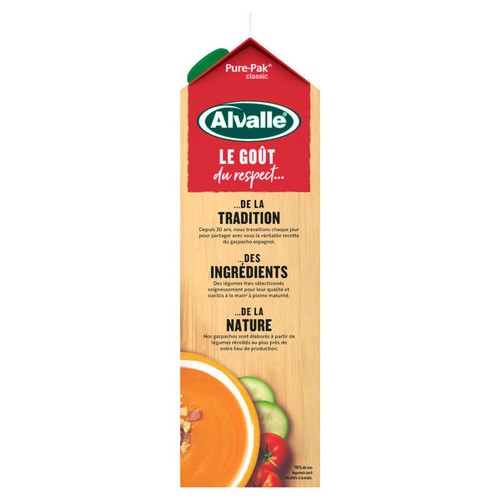 Alvalle Gazpacho À Base De Salmorejo 1L