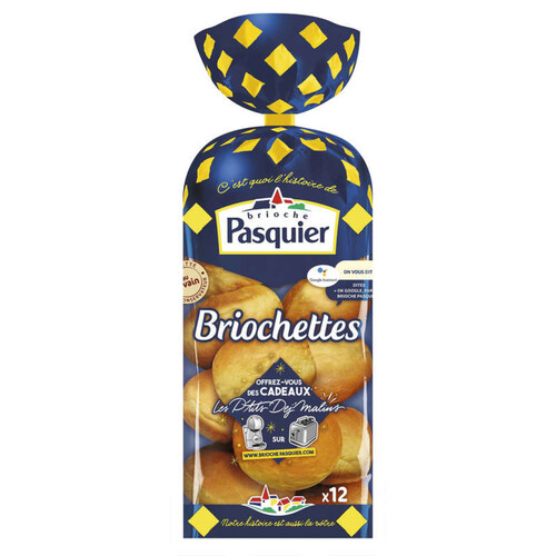 Brioche Pasquier - Briochettes rangées - x12 480g
