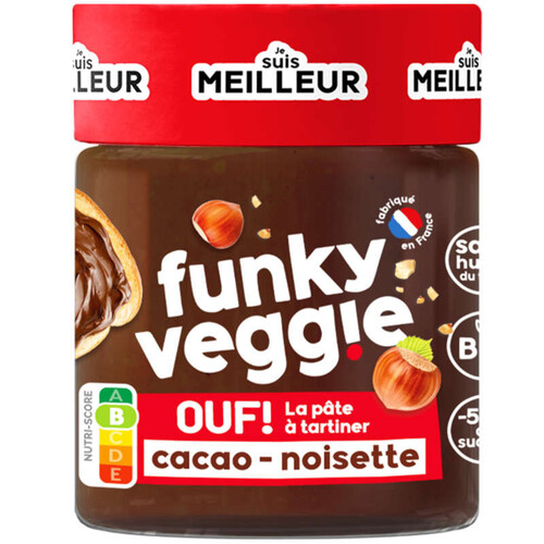 Funky Veggie Ouf! La Pâte À Tartiner Bio Cacao-Noisette 200G