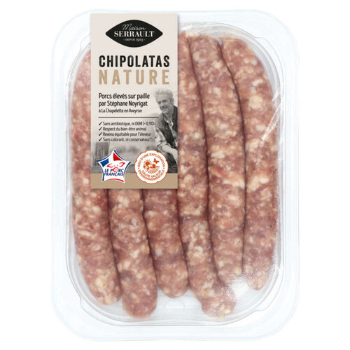 Maison Serrault Chipolatas x6 300g