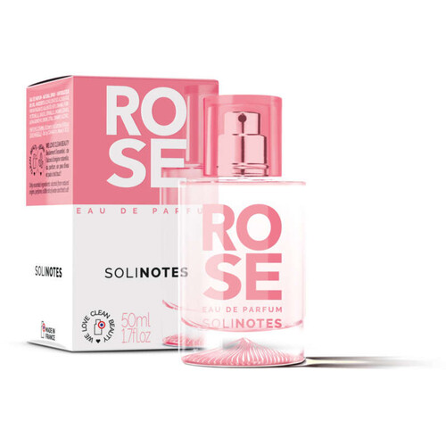 Solinotes Eau de Toilette Pour Femme, Rose 50ml