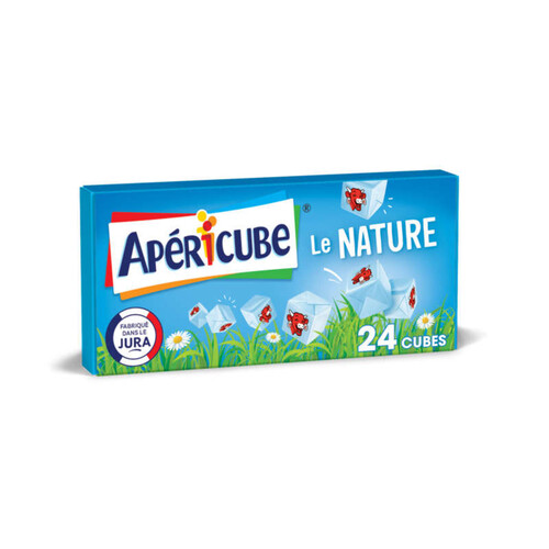 Apéricube Fromage fondu apéritif Nature 24 cubes 125g