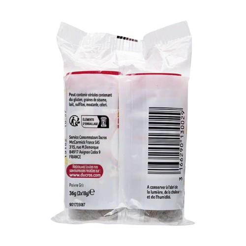 Ducros Poivre Gris Moulu 36g