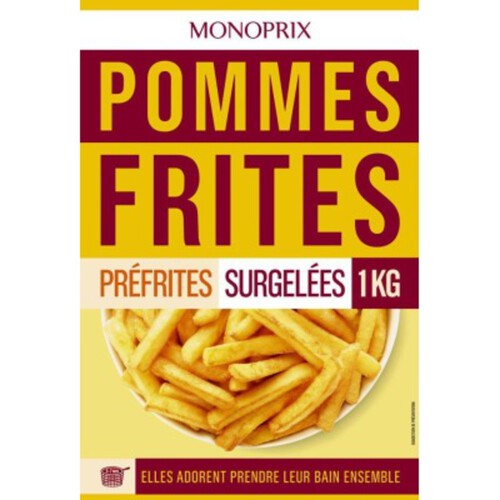 Monoprix Pommes Frites 1kg