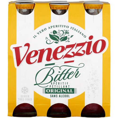 Venezzio Bitter Venezzio bitter boisson gazeuse aromatisée le pack de 6x10cl