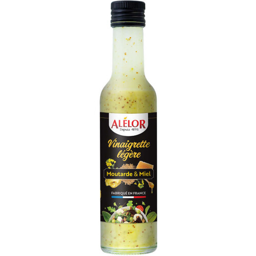 Alélor Vinaigrette Légère Moutarde & Miel 245ml