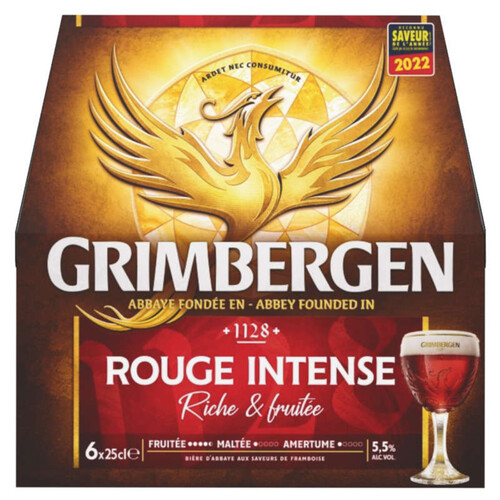 Grimbergen Bière Fruits Rouges 6x25cl