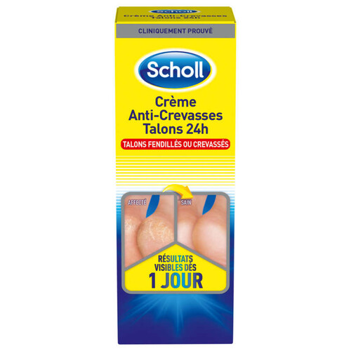 Scholl Crème Anti-Crevasse Talon 24H 60Ml