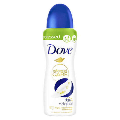 Dove déodorant spray compressé anti-transpirant  original 100ml