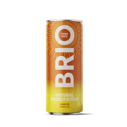 Brio Maté Boisson Energisante Gingembre 25cl