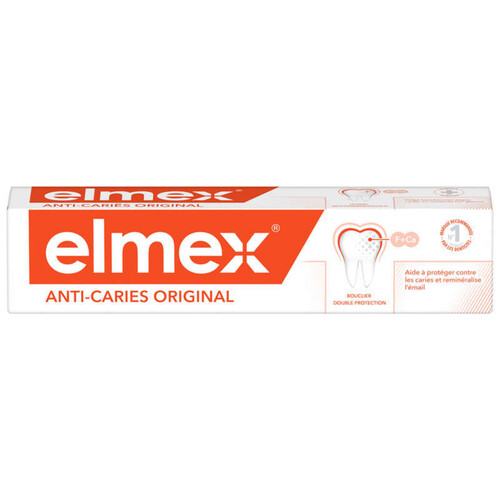 Elmex Dentifrice Anti-Caries 0% Colorants 75Ml