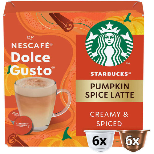 Starbucks by Dolce Gusto Pumpkin Spice latte en capsules x 12