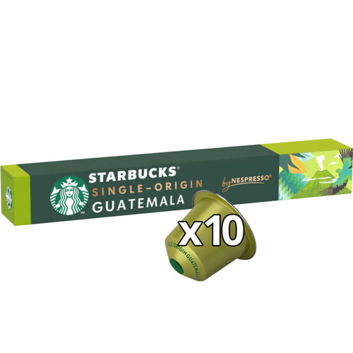 Starbucks by Nespresso Guatemala x10 capsules