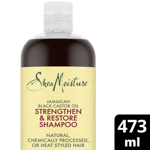 Shea Moisture shampooing femme fortifiant & revitalisant à l'huile de ricin noir jamaïcain 473ml