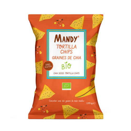 Mandy' Tortilla Chips Chia 135G