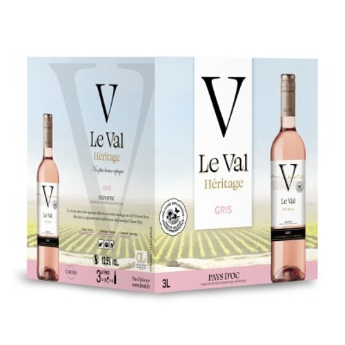 Vin Gris Le Val Igp 3L
