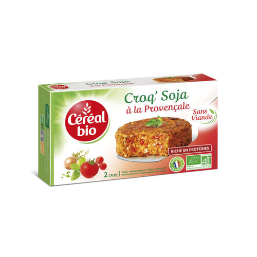 Cereal Bio Croq'Soja à La Provençale, Sans Viande, Bio 2 x 200g
