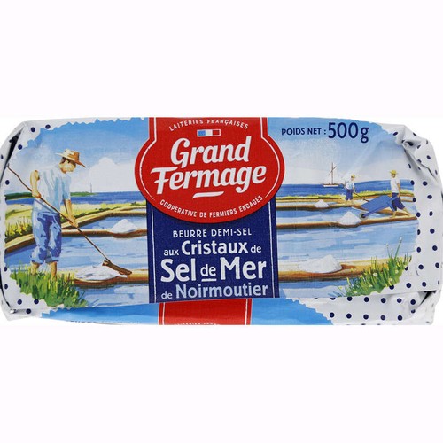 Grand Fermage Beurre au sel de Noirmoutier 500g