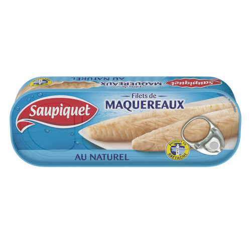 Saupiquet Filets De Maquereaux Au Naturel 169G