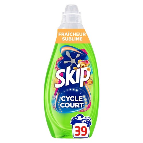 Skip Cycle Court Lessive Liquide Intensité Fraîcheur Sublime x39 Lavages