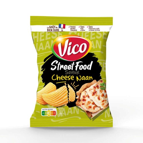 Vico Chips Street Food Saveur Cheese Naan 120g