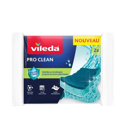 Vileda Éponge Pro clean x2
