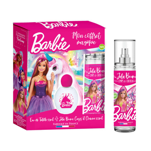 Barbie coffret eau de toilette 30ml et brume parfumée 100ml