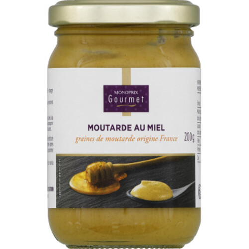 Monoprix Gourmet Moutarde au Miel 200g