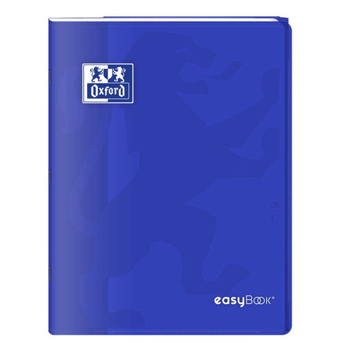 Oxford ahier EasyBook 24x32cm Petits Carreaux 5mm Margés 96 Pages Agrafées