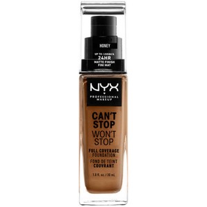 NYX PM Fond de teint couvrant Can't Stop Honey