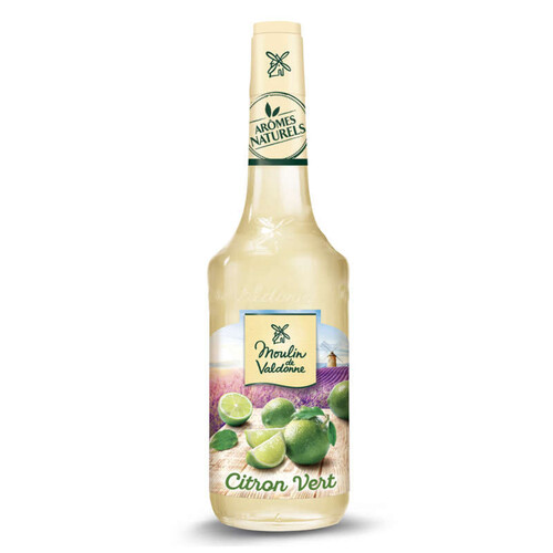 Moulin de Valdonne sirop de citron vert la bouteille de 70cl