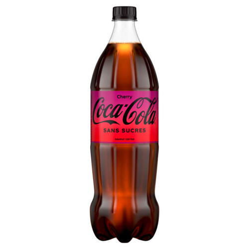 Coca-Cola Sans Sucres Cherry La Bouteille de 1,25L