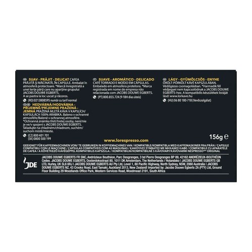 L'Or Espresso Delizioso café en capsules (intensite 5) x30 156g