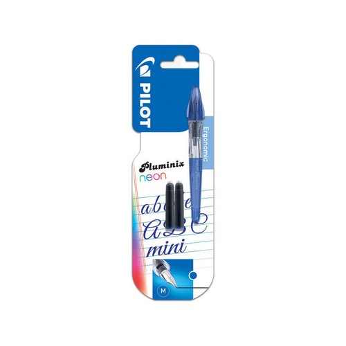 Pilot Stylo Plume Pluminix + 2 Cartouches D'Encre Offertes
